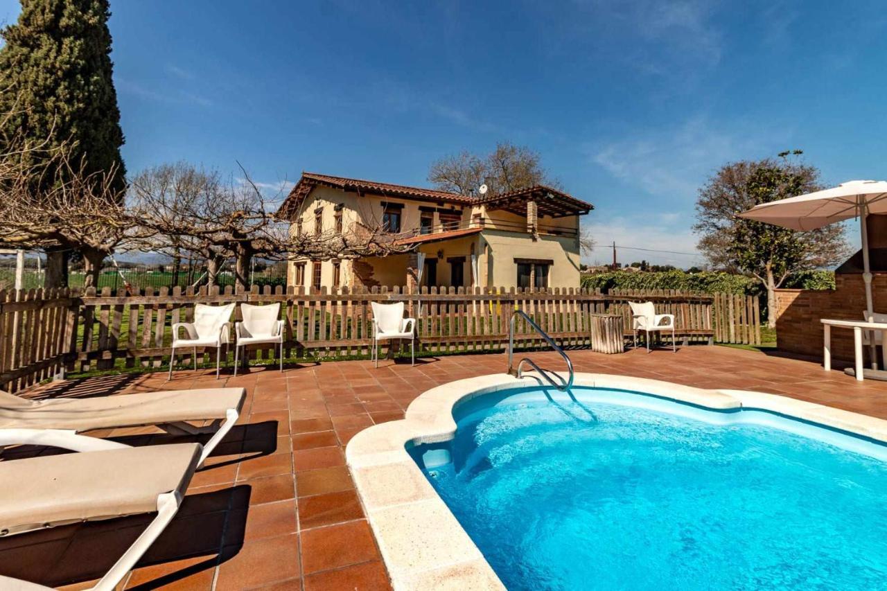 Can Salva Casa Rural En Magnifico Entorno Natural Girona Esterno foto